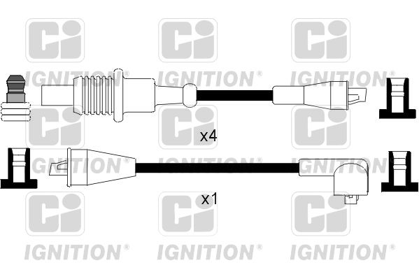 QUINTON HAZELL Sytytysjohtosarja XC798